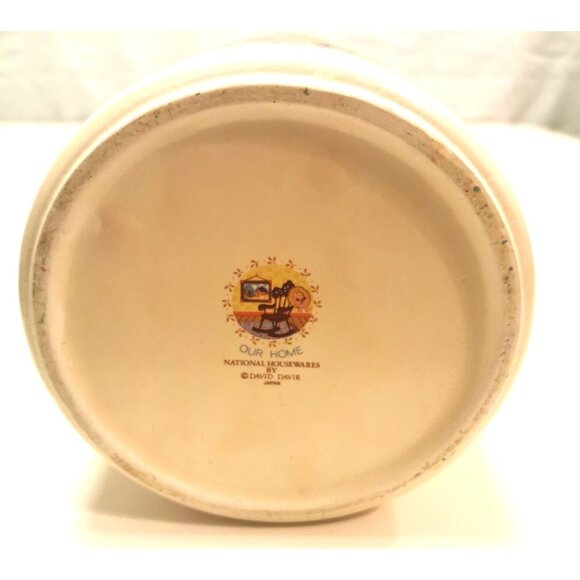 Our Home Canister National Housewares David Davir Kitchen Jar Rocking Chair 80s - Picture 6 of 11